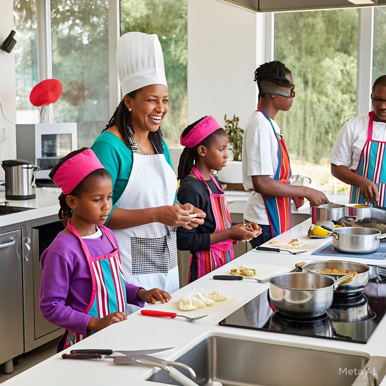 Culinary lesson at Khaya Montessori